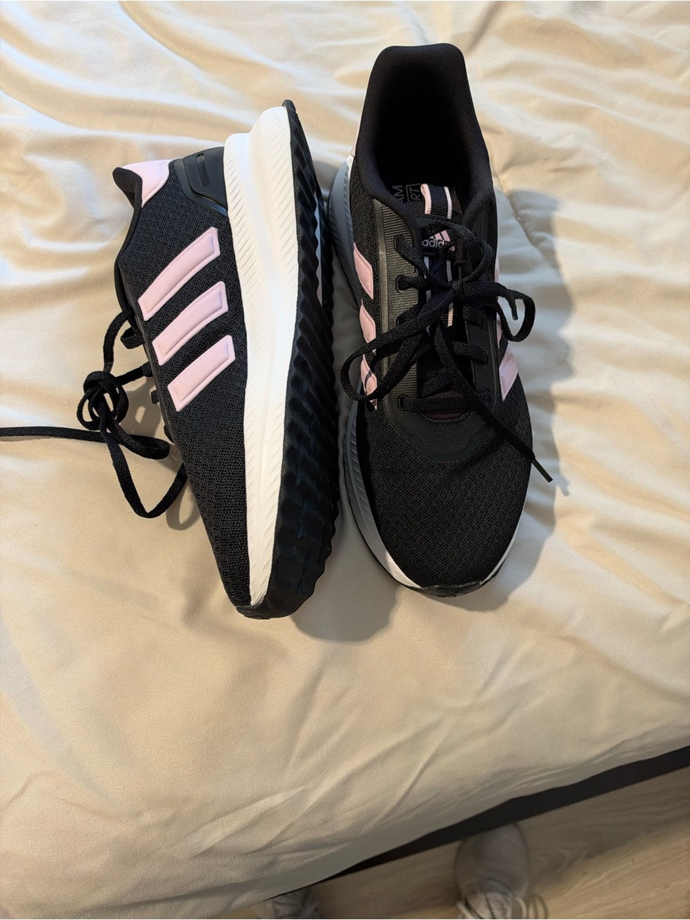 NWOT Adidas Women’s Black & Light Pink Running Shoes